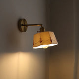 Wandlamp Keramiek & Koper – LED, Wit, E27, Up/Down, Moderne Stijl