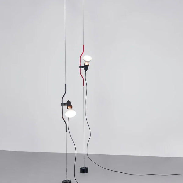 Italiaanse Hanglamp LED Metaal – Verstelbare Hoogte Bedlamp E27