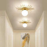 Gouden Plafondlamp – Lotusblad Design LED G9 Ø25/35cm