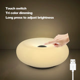 Bauhaus Tafellamp LED USB – Bedlamp Donut Design Nachtlamp