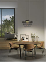 Luxe LED glazen hanglamp – verstelbare moderne kroonluchter