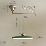Franse LED Hanglamp – Verstelbare Chrome UFO Plafondlamp 15–30m²