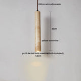 Travertin LED Hanglamp – Japanse Stijl Steen Pendant Light