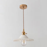 Messing Glas Hanglamp Nordic Vintage E27 Voor Slaapkamer & Café