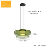 Luxe LED glazen hanglamp – verstelbare moderne kroonluchter