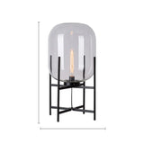 Scandinavische Vloerlamp Glasbol Oda Pulpo Stijl Metaal E27 Modern