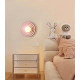 Retro LED Wandlamp Kleurrijk Rond