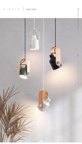 Nordic Hanglamp Metaal Zwart Wit Blauw E26 Modern Slaapkamer Woonkamer