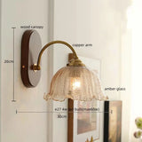 LED Wandlamp Hout & Koper – Vintage Bedlamp voor Woonkamer & Bad