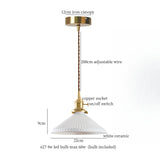 Hanglamp LED Keramiek Wit 4W Nordic Voor Keuken, Woonkamer & Café