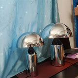 Paddenstoel Tafellamp – Chroom Design – Aluminium E14