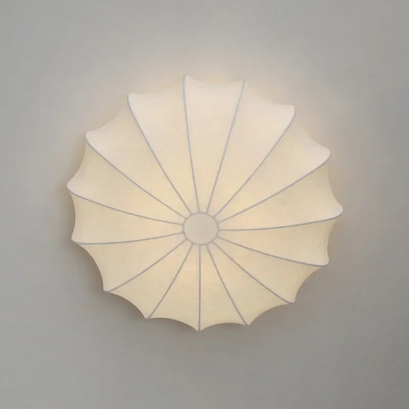 Zijden Plafondlamp – Moderne Opbouwlamp Ø40–80cm E27 LED