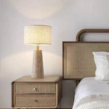 Moderne Gele Marmeren Tafellamp – Wabi Sabi Design voor Woonkamer