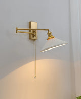 Nordic LED Wandlamp Keramiek – Moderne Sconce met Trekschakelaar