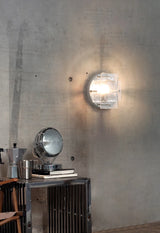 Ijsglas Wandlamp – Chroom Metaal G9 LED Sconce 5–10m²