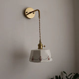 Wandlamp Keramiek & Koper – LED, Wit, E27, Up/Down, Moderne Stijl