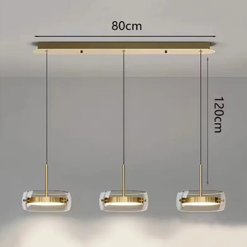 Moderne LED ring hanglamp – dimbare kroonluchter voor woonkamer & eetkamer