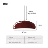Nordic LED Hanglamp Rond Aluminium Zwart Wit Rood Groen Oranje