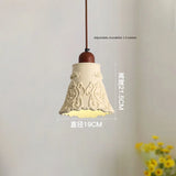 Antieke Hanglamp Resin – Retro Bloemen Design, E27, Franse Stijl