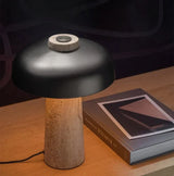 Nordic Paddenstoel Vloerlamp Travertijn Steen – Wabi Sabi Design