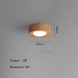Houten Plafondlamp Walnoot/Essen – LED Spot Ø3-5m² Modern