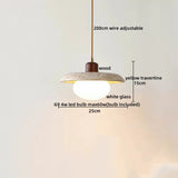 Travertin LED Hanglamp – Japanse Stijl Steen Pendant Light