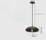 Moderne LED glazen hanglamp – kroonluchter voor woonkamer & keuken
