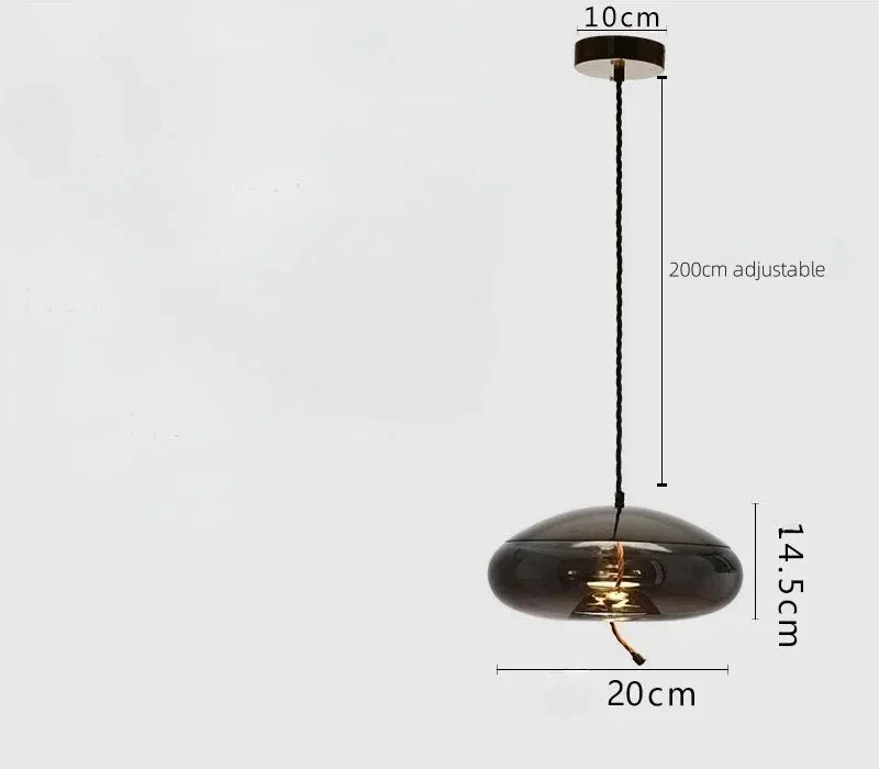 Moderne LED glazen hanglamp – kroonluchter voor woonkamer & keuken