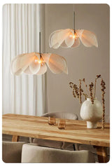 Vintage Stoffen Plafondlamp Wabi Sabi Hanglamp – E27 LED