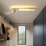 Moderne LED Plafondlamp met Spot – Zwart/Wit/Goud Dimbaar