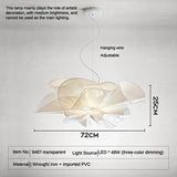 Nordic LED Plafondlamp PVC Zwart/Wit – Moderne Designlamp Slaapkamer