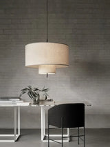 Wabi-Sabi stoffen LED hanglamp – Japanse stijl voor woonkamer & eetkamer