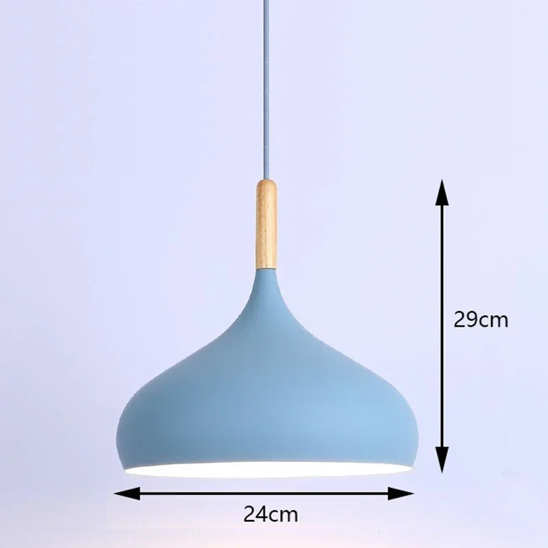 Retro Industrieel Hanglamp E27 Kleurig Voor Keuken, Restaurant & Woonkamer