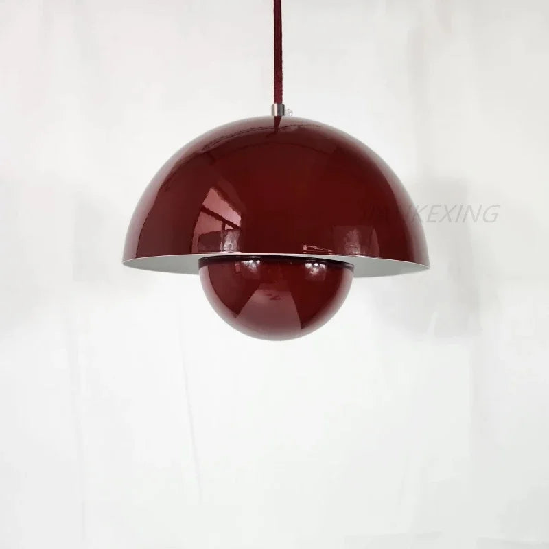 Deense Design Hanglamp – Halfronde Bloemknop LED Pendelarmatuur