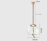 Moderne LED glazen hanglamp – kroonluchter voor woonkamer & keuken
