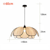 Vintage Lotus Hanglamp Handgeweven E27 Voor Woonkamer & Slaapkamer