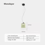 Nordic LED Hanglamp van Glas – Kleurrijke Moderne Plafondlamp