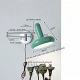 Nordic LED Wandlamp Milky Green – Moderne Wand Sconce met Trekschakelaar