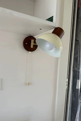Nordic LED Wandlamp Ivory – Moderne Wandlamp met Trekschakelaar
