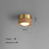 Houten Plafondlamp Walnoot/Essen – LED Spot Ø3-5m² Modern
