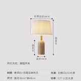 Moderne Gele Marmeren Tafellamp – Wabi Sabi Design voor Woonkamer