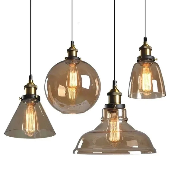 NordicLoom – Moderne Loft Hanglamp met Glas