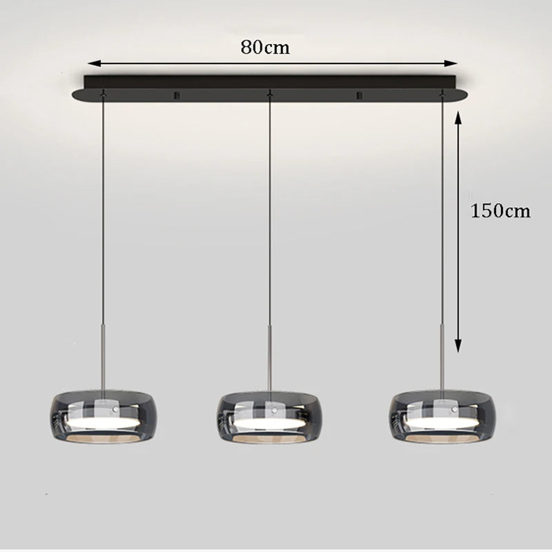 Moderne LED ring hanglamp – dimbare kroonluchter voor woonkamer & eetkamer
