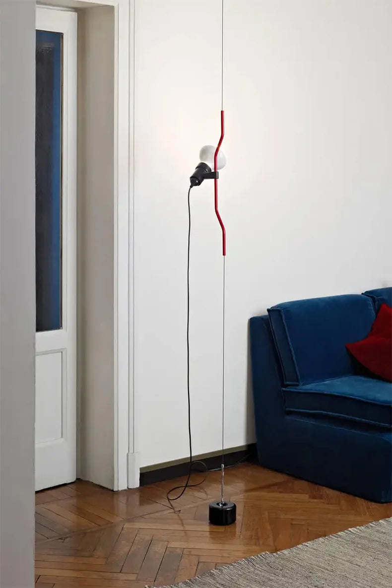 Italiaanse Hanglamp LED Metaal – Verstelbare Hoogte Bedlamp E27