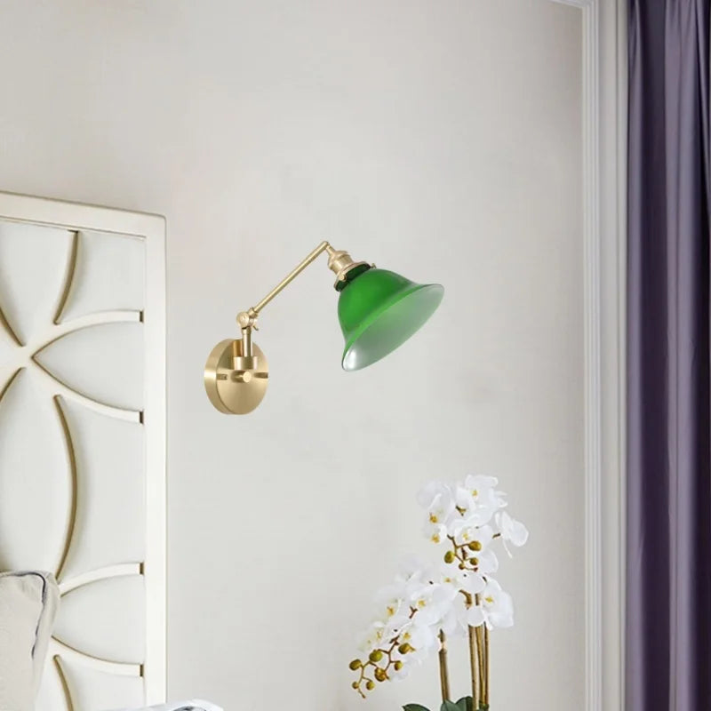 Nordic LED Wandlamp Glas – Verstelbaar, Trekschakelaar, Sfeerverlichting