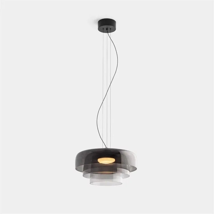 Nordic LED Hanglamp van Glas – Kleurrijke Moderne Plafondlamp
