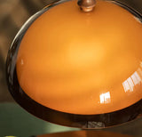 Rond Bruin Acryl Hanglamp Met Donker Hout Voor Eetkamer & Slaapkamer