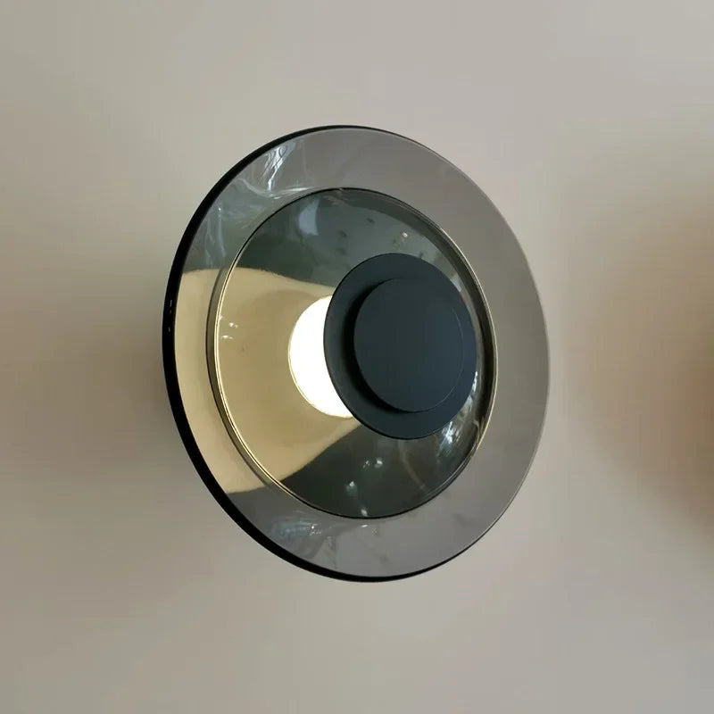 Nordic AuraGlass – Moderne Glazen LED Wandlamp