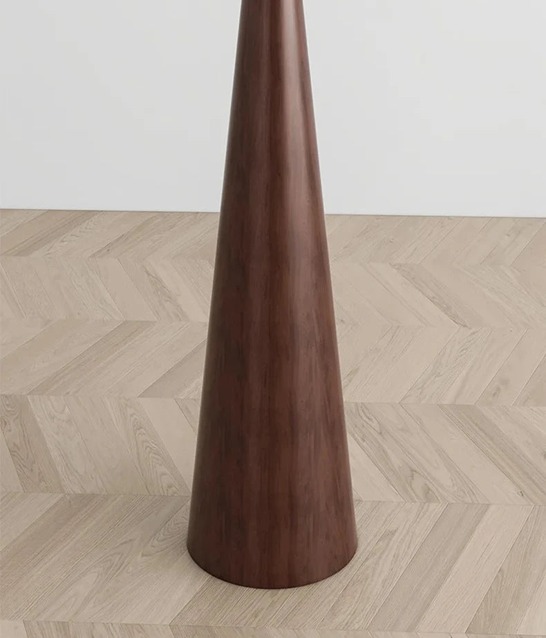 Wabi-Sabi Vloerlamp – Minimalistisch Japans Design met Stoffen Kap