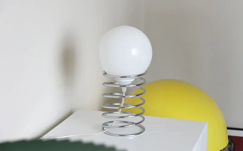 Bauhaus Tafellamp – Vintage Nordic Design Glazen Bedlamp LED